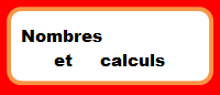 Entiers, dcimaux, fractions, rgles de calcul